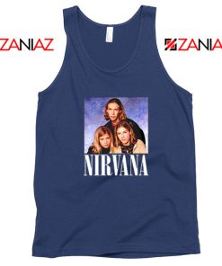 Nirvana Hanson Navy Blue Tank Top