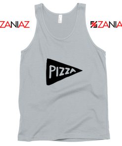 Pizza Graphic Sport Grey Tank Top