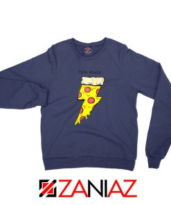 Pizza Power Navy Blue Sweatshirt