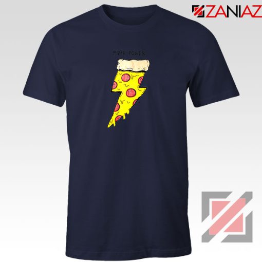 Pizza Power Navy Blue Tshirt