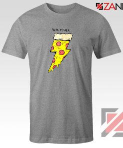 Pizza Power Sport Grey Tshirt