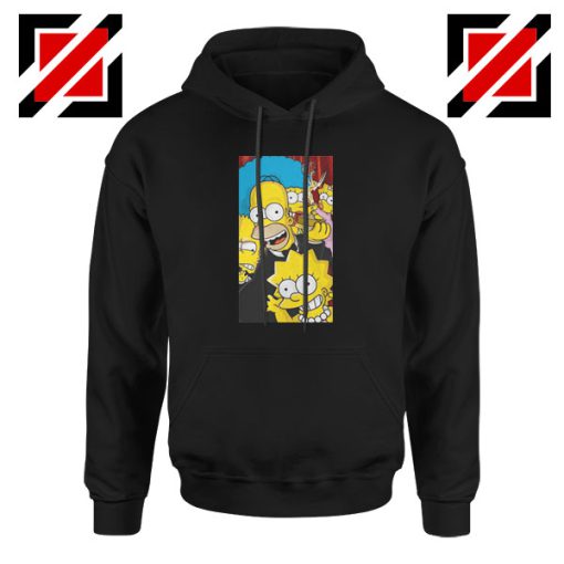 Simpsons Family Black Hoodie