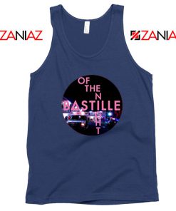 Single Of The Night Navy Blue Tank Top