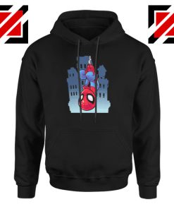 Spiderman Action Black Hoodie