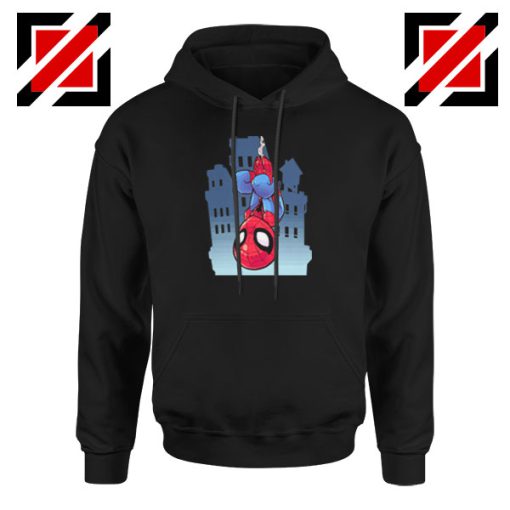 Spiderman Action Black Hoodie