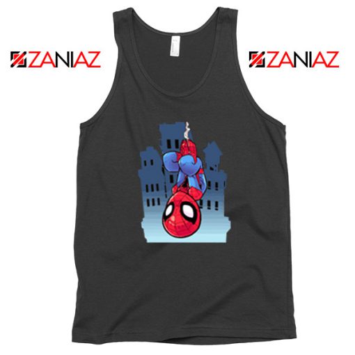 Spiderman Action Black Tank Top