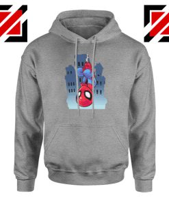 Spiderman Action Sport Grey Hoodie