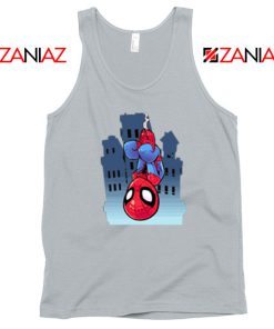 Spiderman Action Sport Grey Tank Top