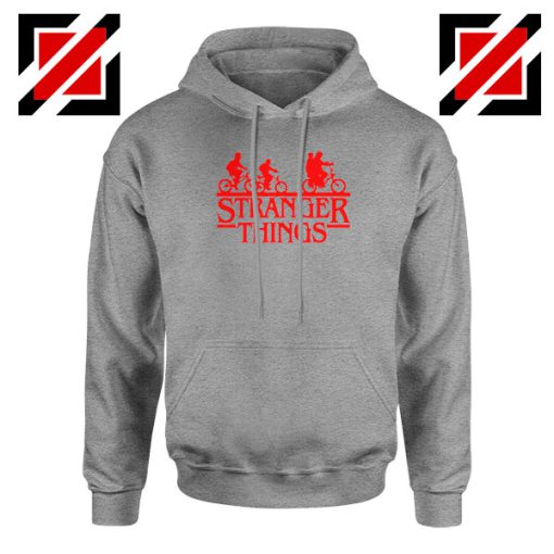 Stranger Things Sport Grey Hoodie