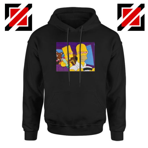 The Simpsons Merch Black Hoodie