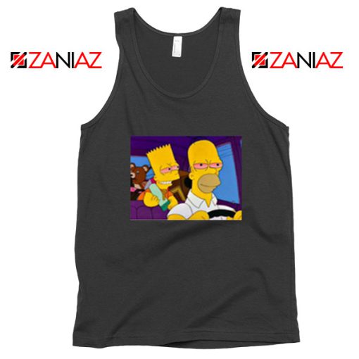 The Simpsons Merch Black Tank Top