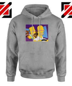 The Simpsons Merch Sport Grey Hoodie