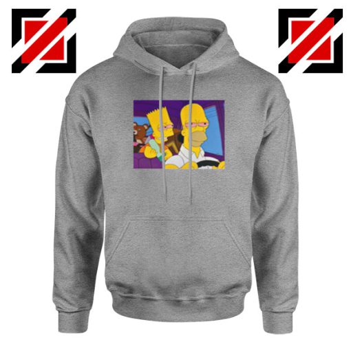 The Simpsons Merch Sport Grey Hoodie