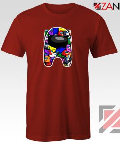 AMUS Online Game Graphic Red Tshirt