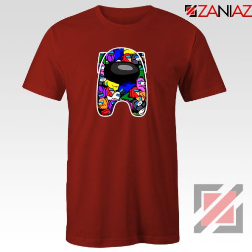 AMUS Online Game Graphic Red Tshirt