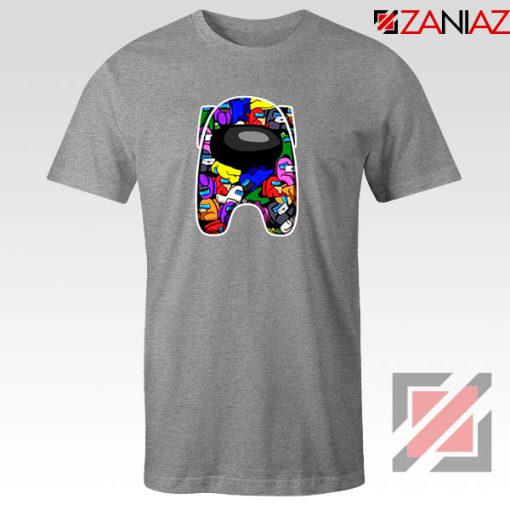 AMUS Online Game Graphic SPort Grey Tshirt