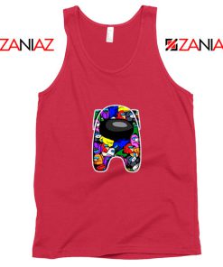 Among Us Online Game Best Red Tank Top