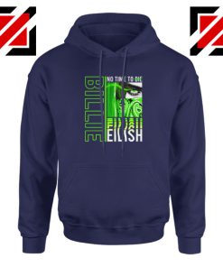 Billie Eilish American Singer Navy Blue Hoodie