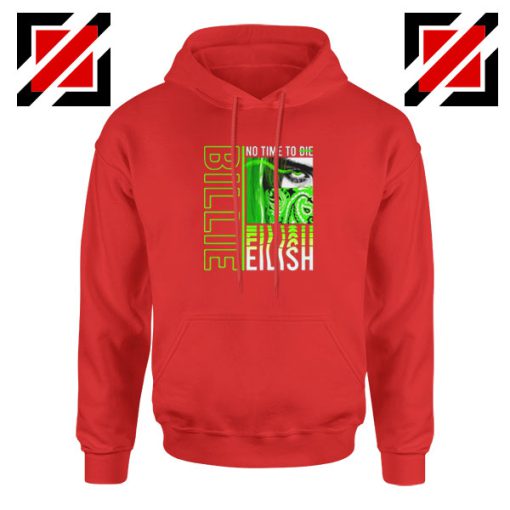 Billie Eilish American Singer Red Hoodie