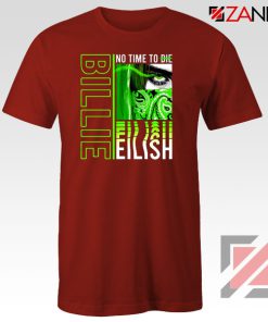 Billie Eilish American Singer Red Tshirt