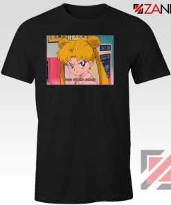 Boys Are The Enemy Sailor Moon Black Tshirt