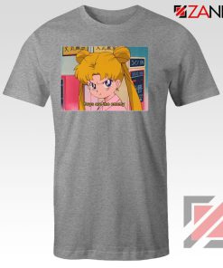 Boys Are The Enemy Sailor Moon Sport Grey Tshirt