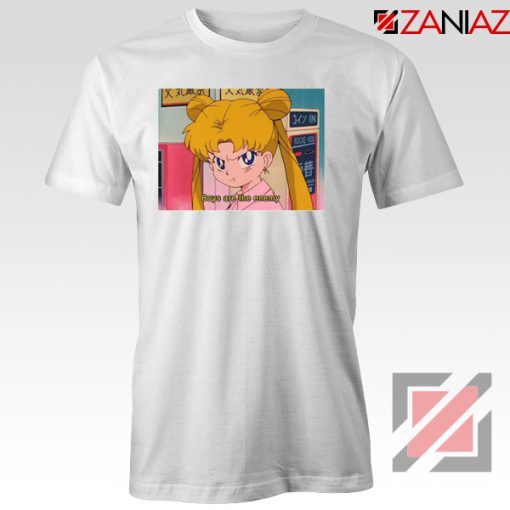 Boys Are The Enemy Sailor Moon Tshirt