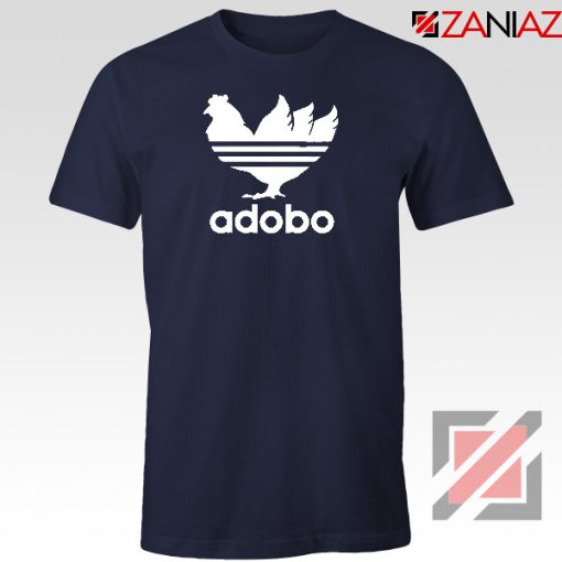 Chicken Adobo Filipino Parody Navy Blue Tshirt