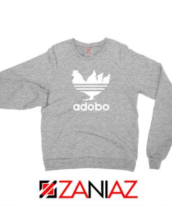 Chicken Adobo Sport Grey Sweatshirt