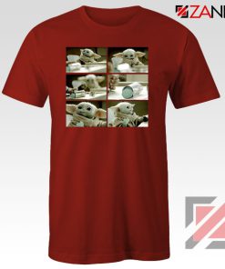 Cookie Stealer Grogu Star Wars New Red Tshirt