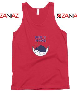 Daily Mood Laziness Best Red Tank Top