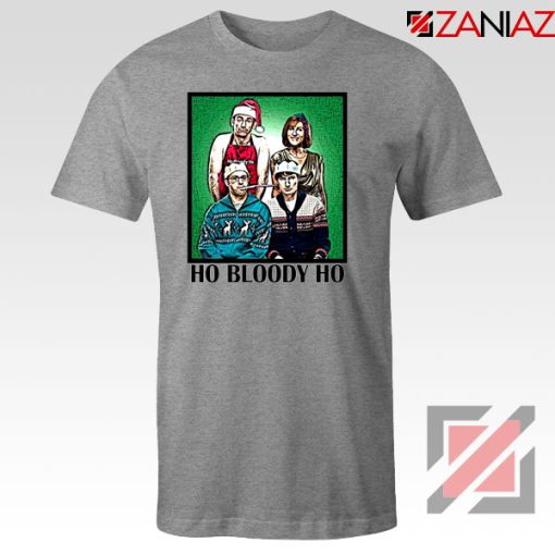 Ho Bloody Ho Parody Gaphic Sport Grey Tshirt