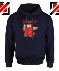 Impostor Baby Yoda New Navy Blue Hoodie