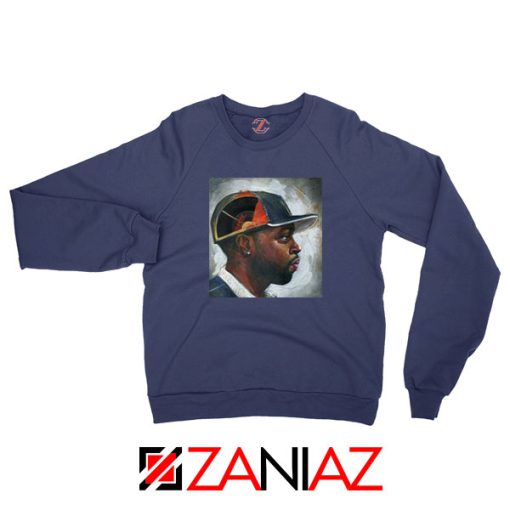 J Dilla American Rapper Navy Blue Sweatshirt