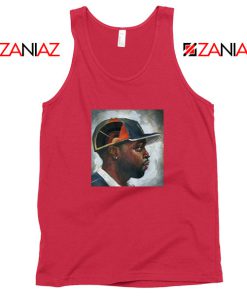 J Dilla USA Music Rapper Red Tank Top