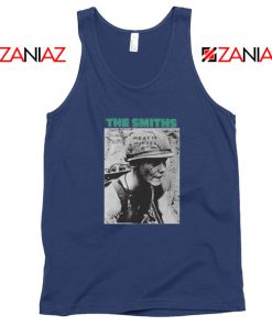 Meat Is Murder Album Navy Blue Tank Top