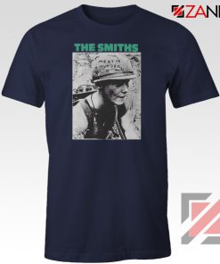 Meat Is Murder Album The Smiths Navy Blue Tshirt