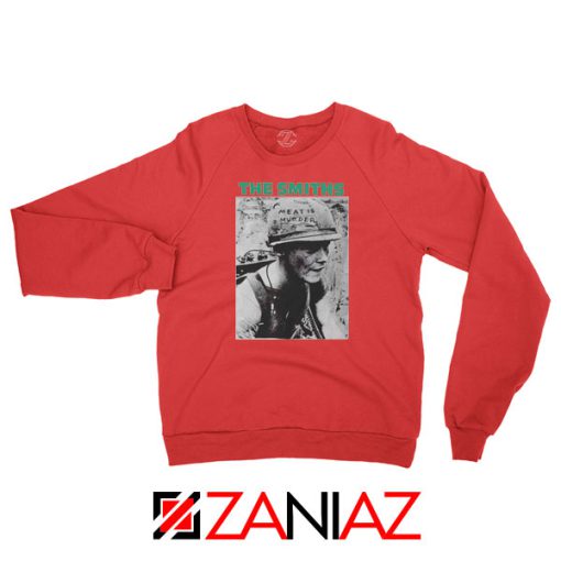 Meat Is Murder Red Sweatshirt