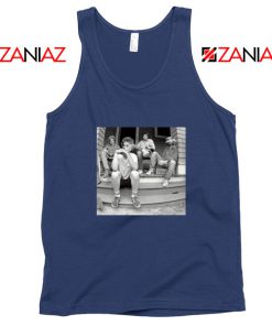 Minor Threat Mashup Golden Girls Navy Blue Tank Top