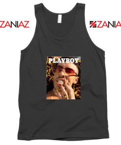 Play Boy Bad Bunny Black Tank Top