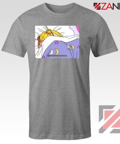 Sailor Moon Anime Stay In Bed Sport Grey Tshirt