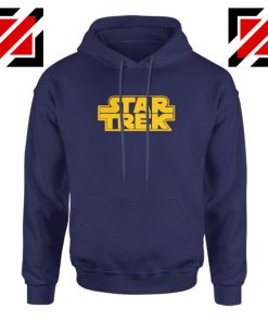 Star Trek Logo Star Wars Best Navy Blue Hoodie