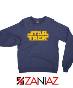 Star Trek Logo Star Wars Best Navy Blue Sweatshirt