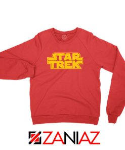 Star Trek Logo Star Wars Best Red Sweatshirt