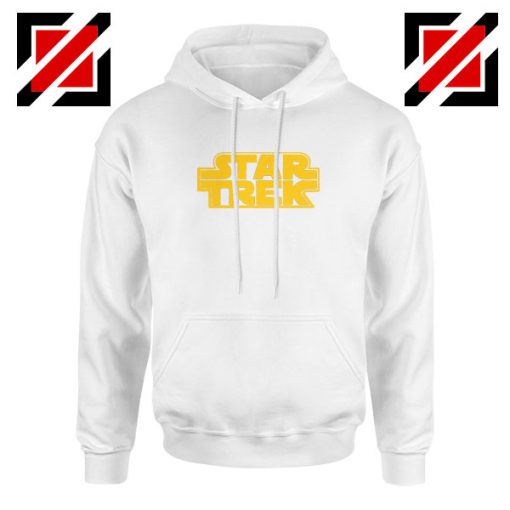 Star Trek Logo Star Wars Best White Hoodie