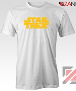 Star Trek Logo Star Wars Best White Tshirt