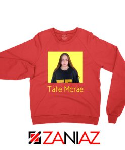 Tate Mcrae Canadian Singer Red Sweatshirt