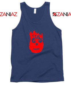 Wilson Cast Away Adventure Film Navy Blue Tank Top