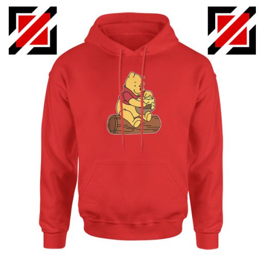 Winnie The Pooh Cartoon Movie Red Hoodie