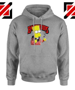 Backwoods Bart Simpson Best Sport Grey Hoodie